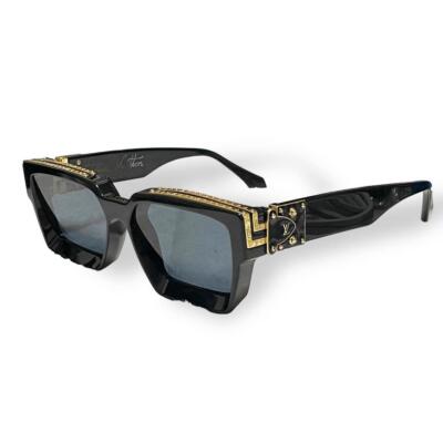 Louis Vuitton Millionaire 1.1 Z1165E Black Gold Sunglasses black