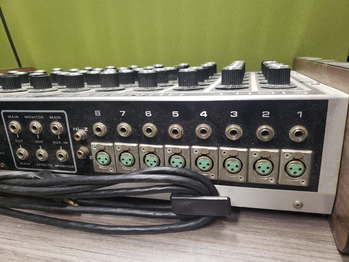 Vintage 1970s Peavey 800 Mixer - 8 Channel Mixer w/ Reverb - Eight