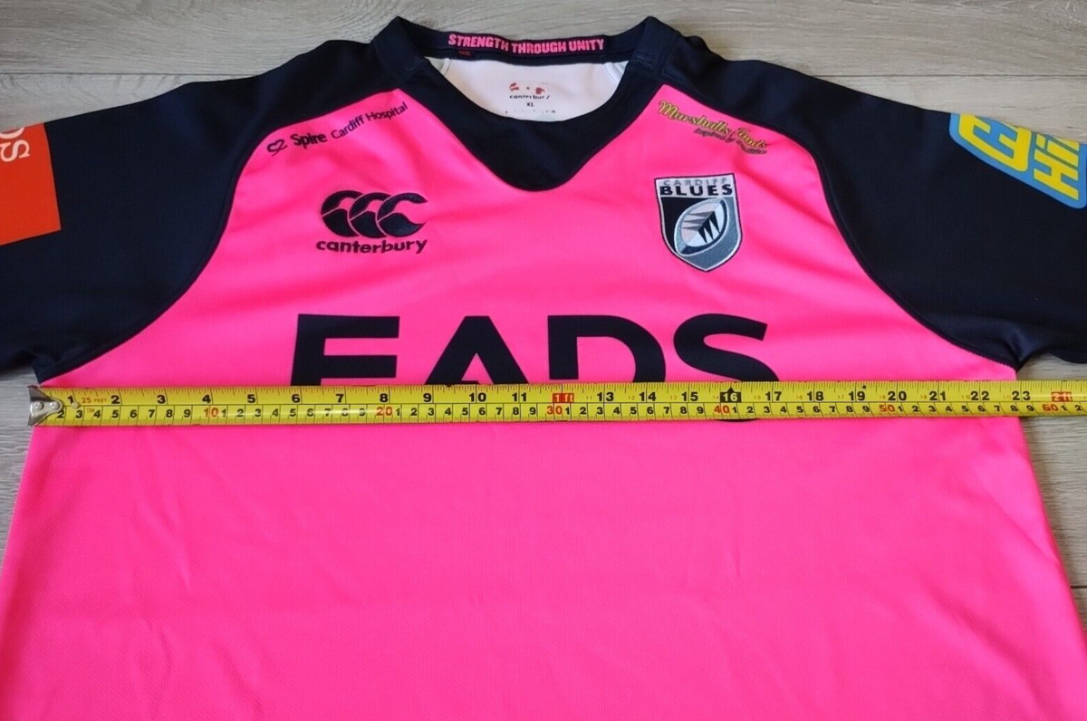 デッドストック canterbury CARDIFF BLUES Jersey2