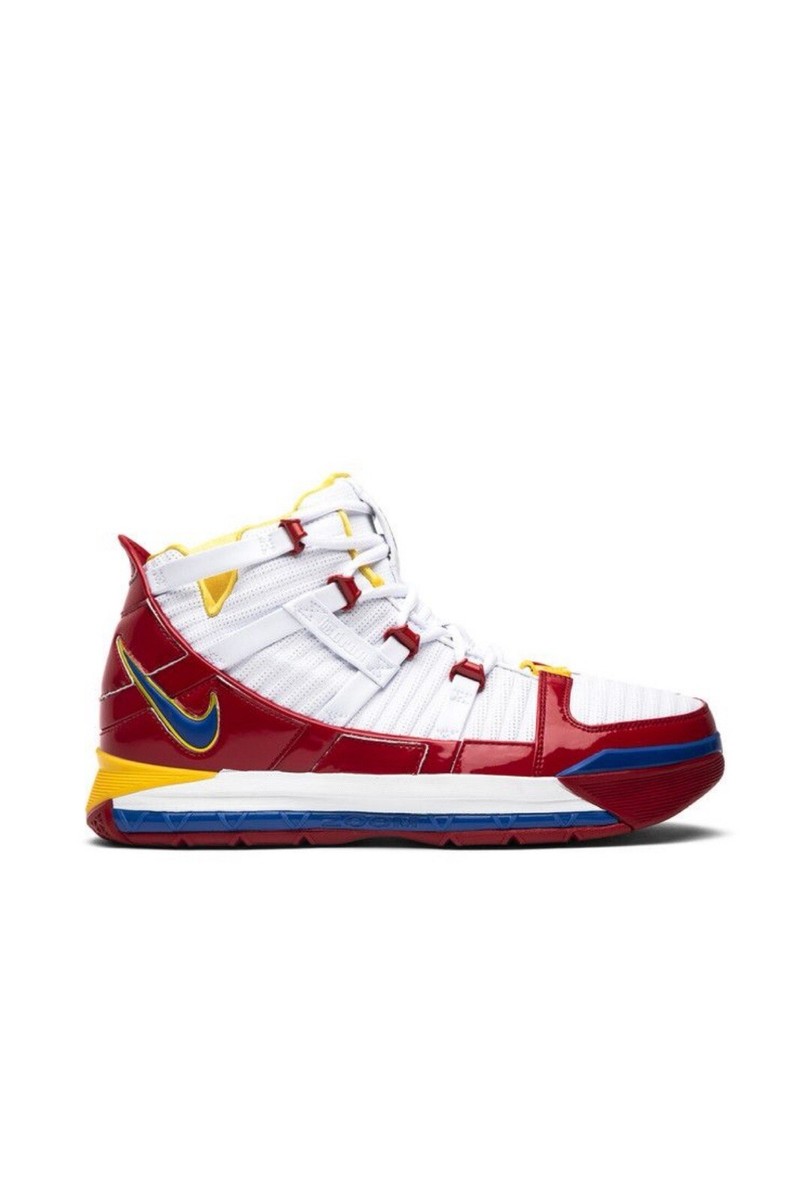 Nike Zoom LeBron 3 QS “ SUPERMAN SUPERBRON” White/Red/Yellow/Blue