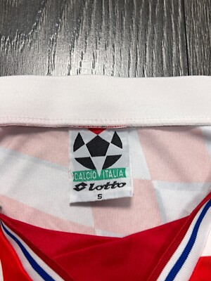 Vintage Mens Lotto Croatia Team 1998 1999 Home Football Soccer
