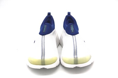 NIKE SLIP ON SHOE AIR CHANJO 2 302320-141 WHITE/ROYAL BLUE