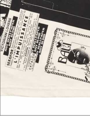 Supreme Collage Tee Natural XL SS24 Streetwear Photo Women's