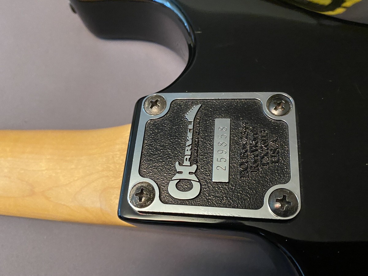 1987 CHARVEL MODEL 2 Made In Japan Black W/Floyd Rose & Hardcase