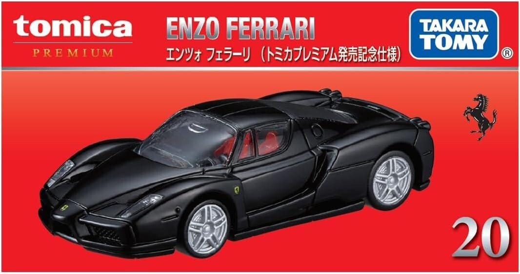 TOMICA PREMIUM 20 ENZO Ferrari 1/62 TOMY DIECAST CAR Black 2024