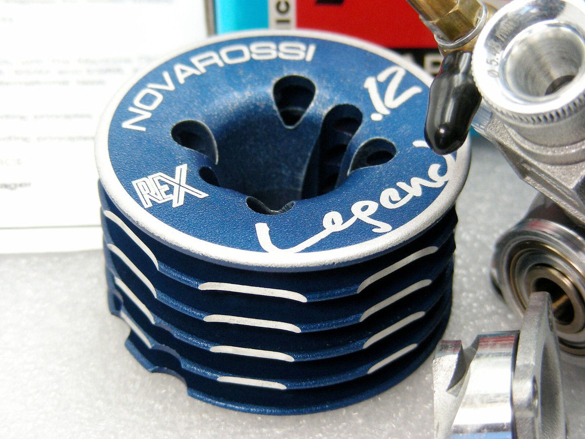 Vintage Novarossi Flash REX .12 LEGEND Turbo Nitro Engine HPI