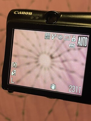 Canon IXY Digital 3000IS Camera Black PC1332 3000 IS **Lens Issue