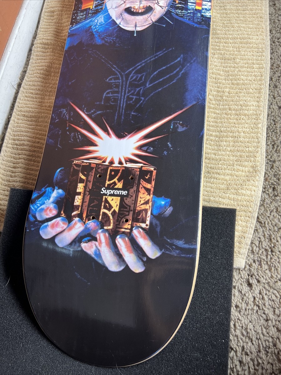 Supreme SS18 Hellraiser Skateboard Deck Black/Multicolor Box Logo