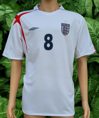 ENGLAND 2006 WORLD CUP QUARTER-FINALS FRANK LAMPARD 8 UMBRO JERSEY