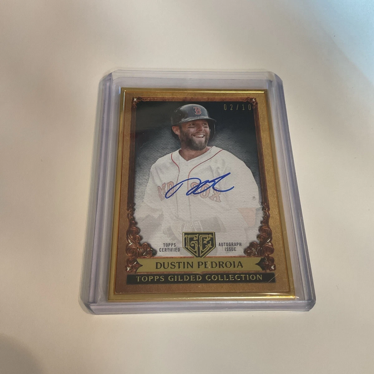 Dustin Pedroia Autograph Baseball Trading Cards for sale | eBay