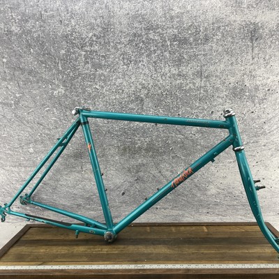 Vintage Specialized Hard Rock MTB Bike Frame 20in Teal Steel 80s