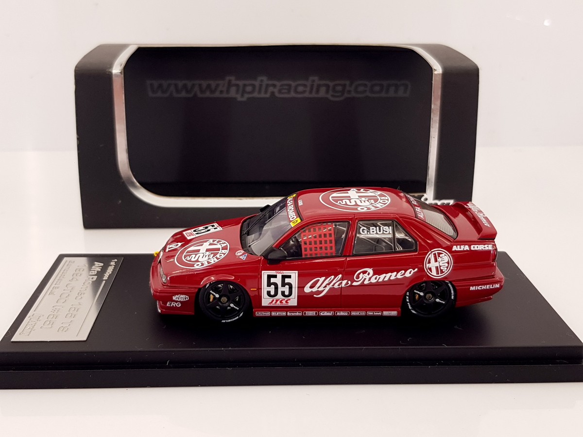 HPI Racing 1:43 scale Alfa Romeo 155 TS Silverstone #55, 1994 JTCC