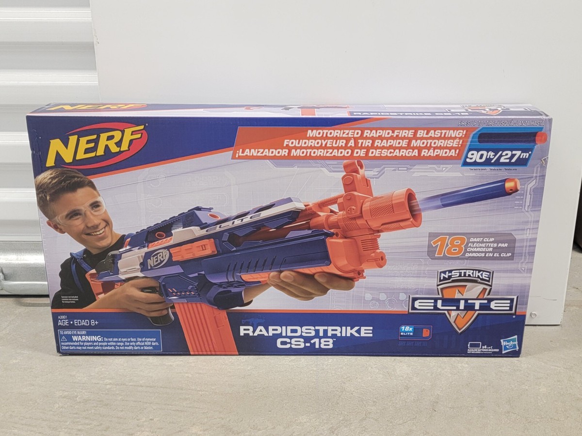 Nerf CS-18 N-Strike Elite Rapidstrike Blaster w/ 18 Dart Clip