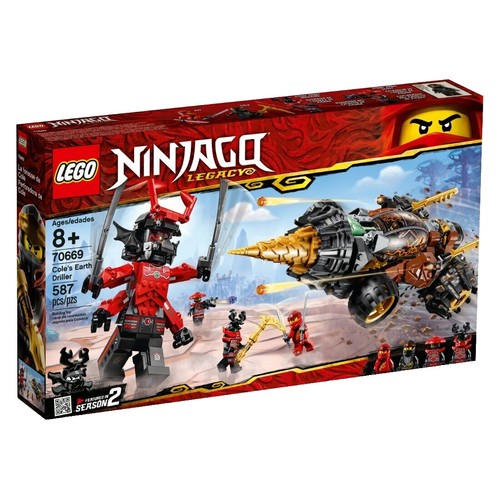 LEGO 70669 COLES EARTH DRILLER NINJAGO RETIRED SET ⚠️WEAR BOX