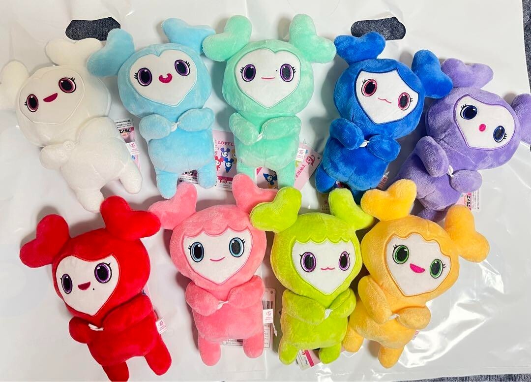 Set of 9 TWICE LOVELYS GIGO Limited 2024 Lovely Hug Plush Toy Doll