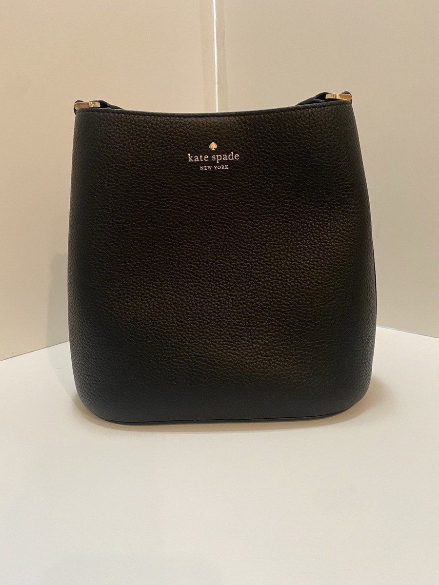 Kate Spade Black Julia Bucket Purse Bag New without Tags Snap