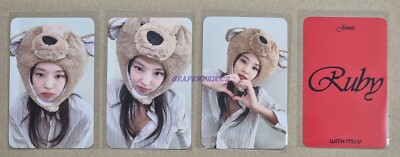 JENNIE BLACKPINK The 1st Studio Album Ruby WITHMUU EVENT PHOTOCARD