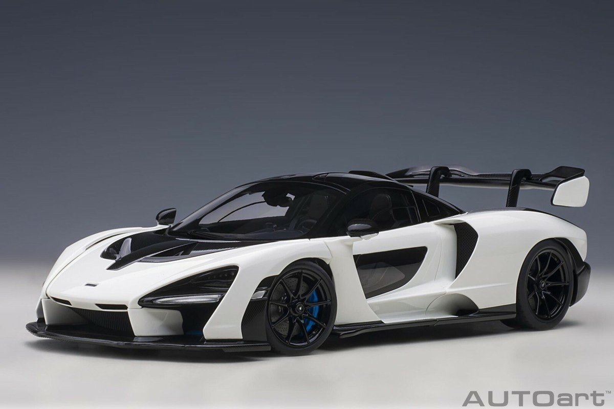 McLAREN SENNA vision pure white COMPOSITE 1:18 by AUTOART 76075