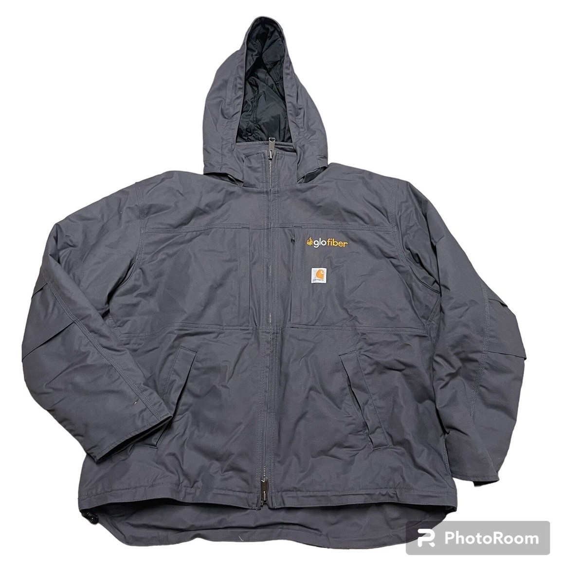 NWOT Carhartt Work Jacket OJ2207-M Hooded Insulated Quilted Mens