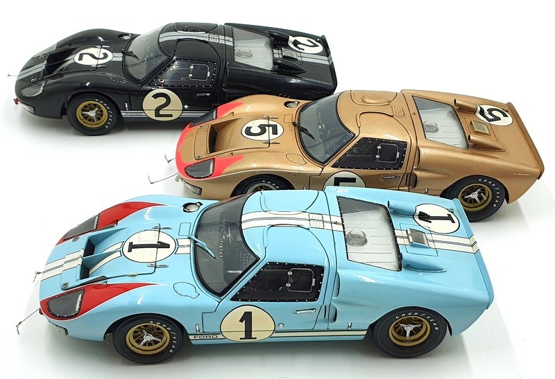 Exoto 1/18 Scale Diecast RLG18SC2 Ford GT40 Le Mans Gift Set 1-2-3