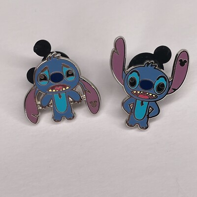 WDW Disney 2018 Hidden Mickey - Stitch Emotions - Happy and Sad
