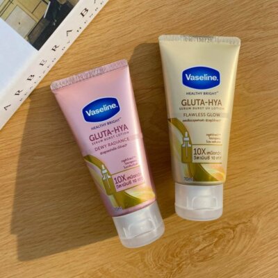 Vaseline Healthy Bright Gluta-Hya Serum Burst Lotion Dewy Radiance