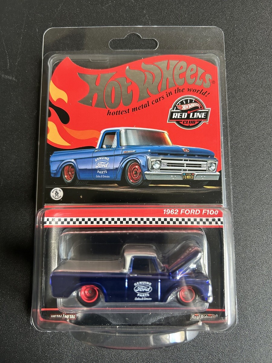 Hot Wheels RLC RedLine Club Exclusive Blue 1962 Ford F100 Pickup