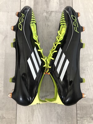 Adidas F50 Adizero XTRX SG Black Yellow Professional Soccer Cleats
