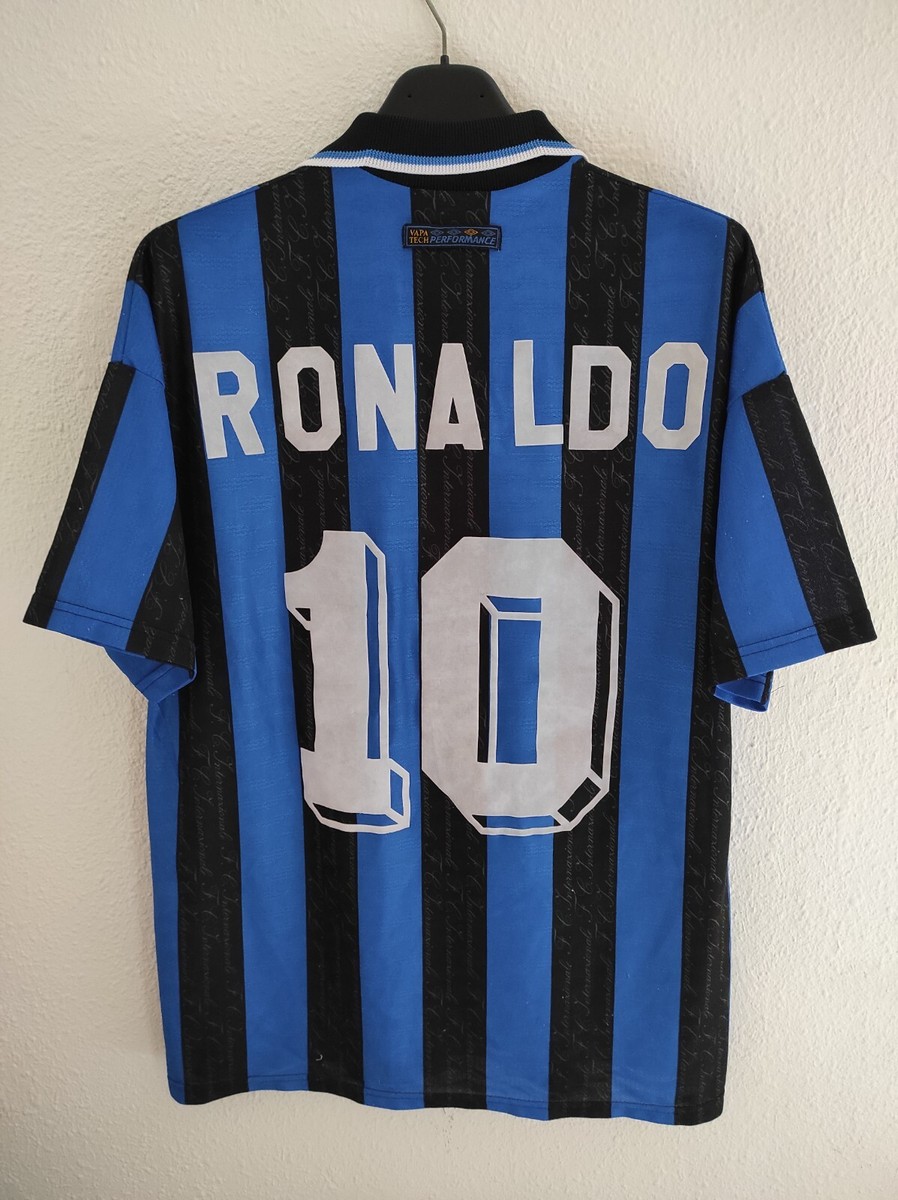 INTER MILAN 1997-1998 Ronaldo 10 Pirelli camiseta shirt trikot
