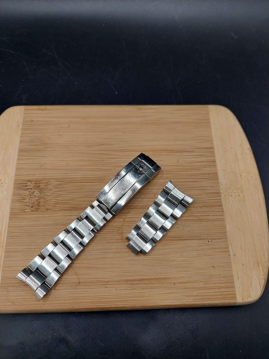 Authentic Rolex Steelinox Oyster Bracelet 15/423 Op8 For Parts Or