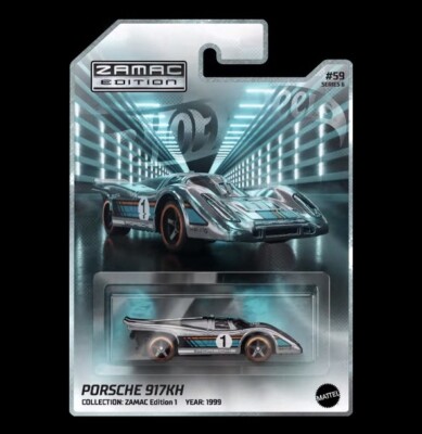 Hot Wheels NFTH Garage UNSPUN Porsche 917 ZAMAC Limited Edition
