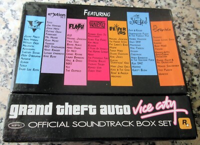 NEW Grand Theft Auto Vice City Official Soundtrack Box Set CD GTA