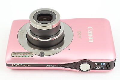 Canon IXY 200F Compact Digital Camera Pink 12.1 MP 4.0x Zoom Lens