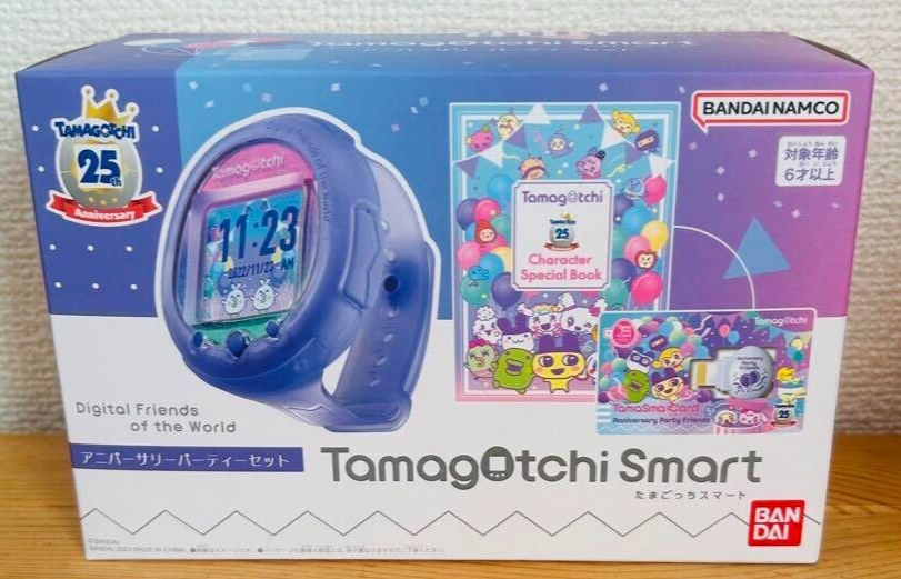 Tamagotchi Smart 25th anniversary party set Watch Blue w