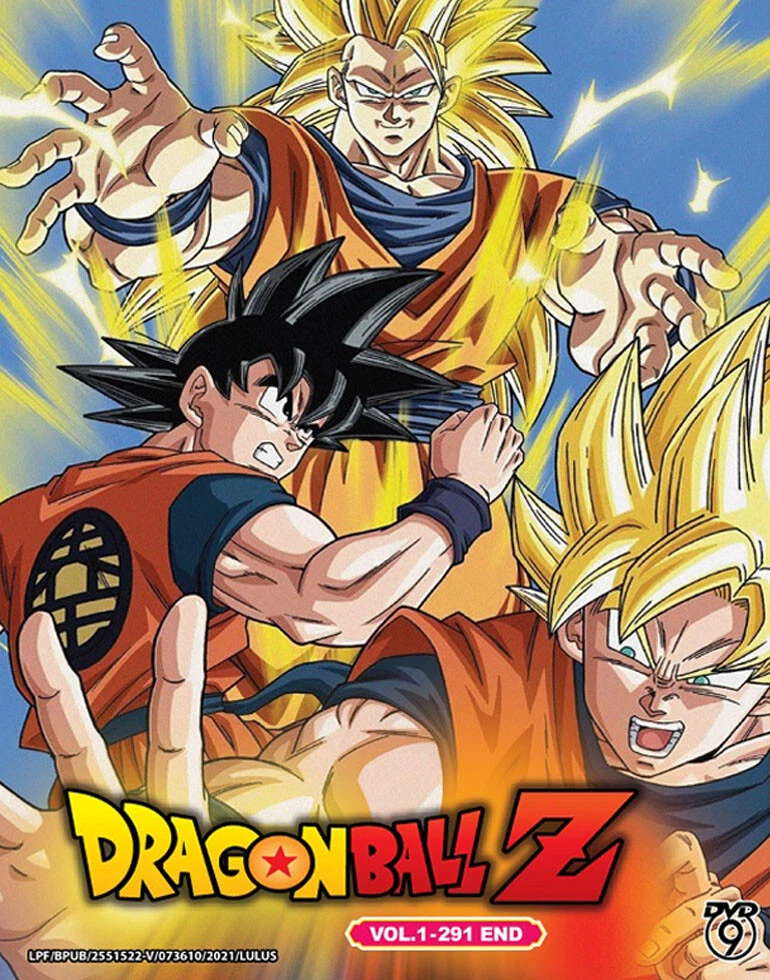 1996 Dragon Ball Z TV Complete Series Box Set DVDs & Blu-ray Discs
