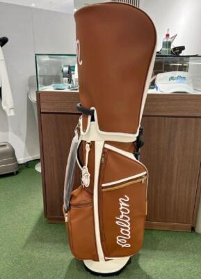 Malbon Golf Malbon Caddy Bag Brown Brown Malbon New free shipping