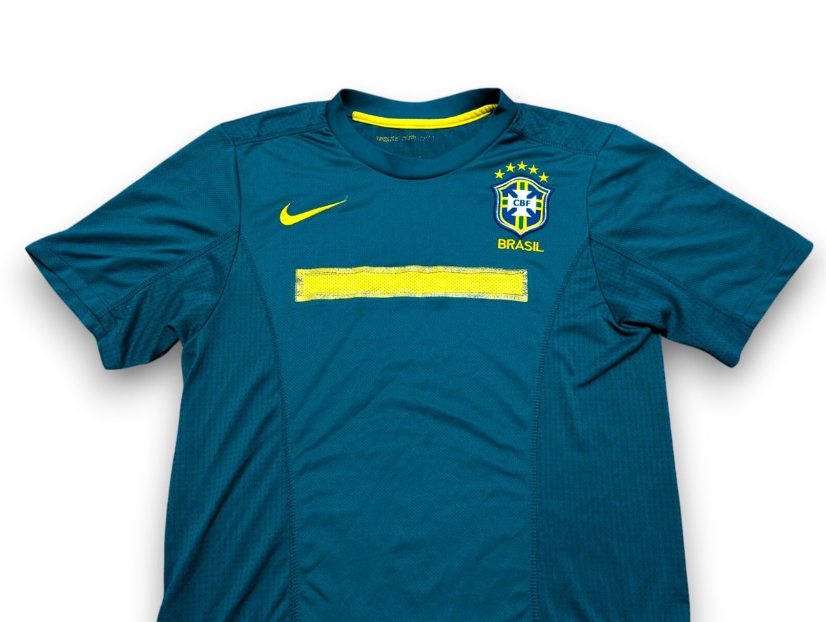 Nike Brazil 2011 2012 Jersey Soccer Away Football Shirt Men's S | eBay