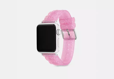 COACH APPLE WATCH STRAP 38mm/40mm/41mm:NIB FUSCHIA PINK CAY96 | eBay