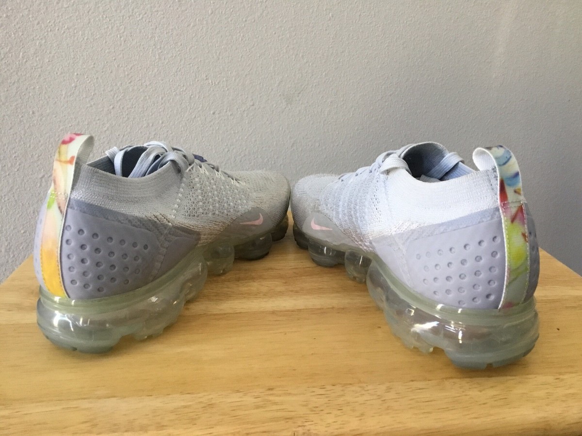 WMNS Nike Air VaporMax Flyknit 2 Pure Platinum/Artic Pink/Rose