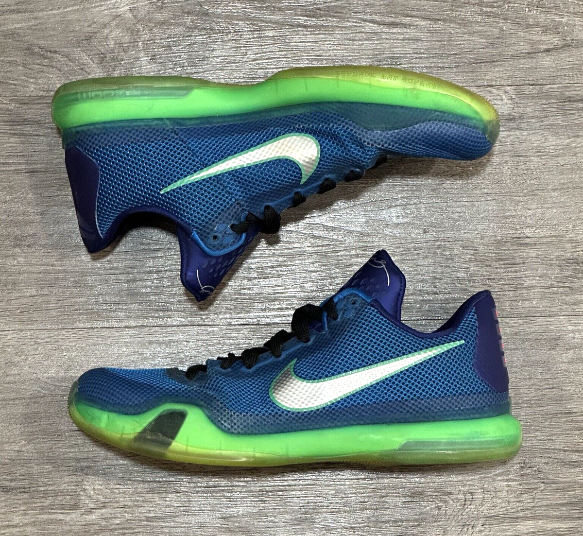 Nike Kobe 10 Emerald City Blue Green Mens Basketball Shoes 705317
