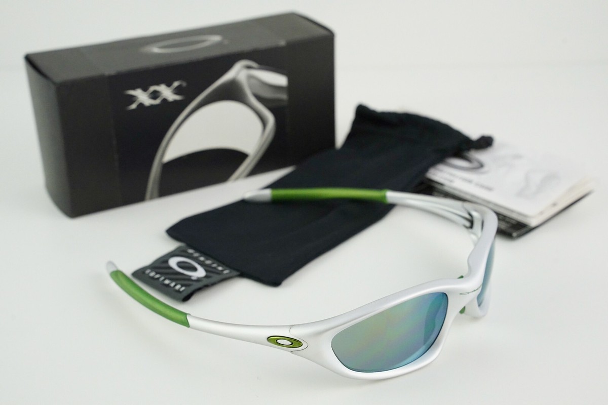 New in Box! Oakley XX Twenty 5.56 Silver/Emerald Iridium