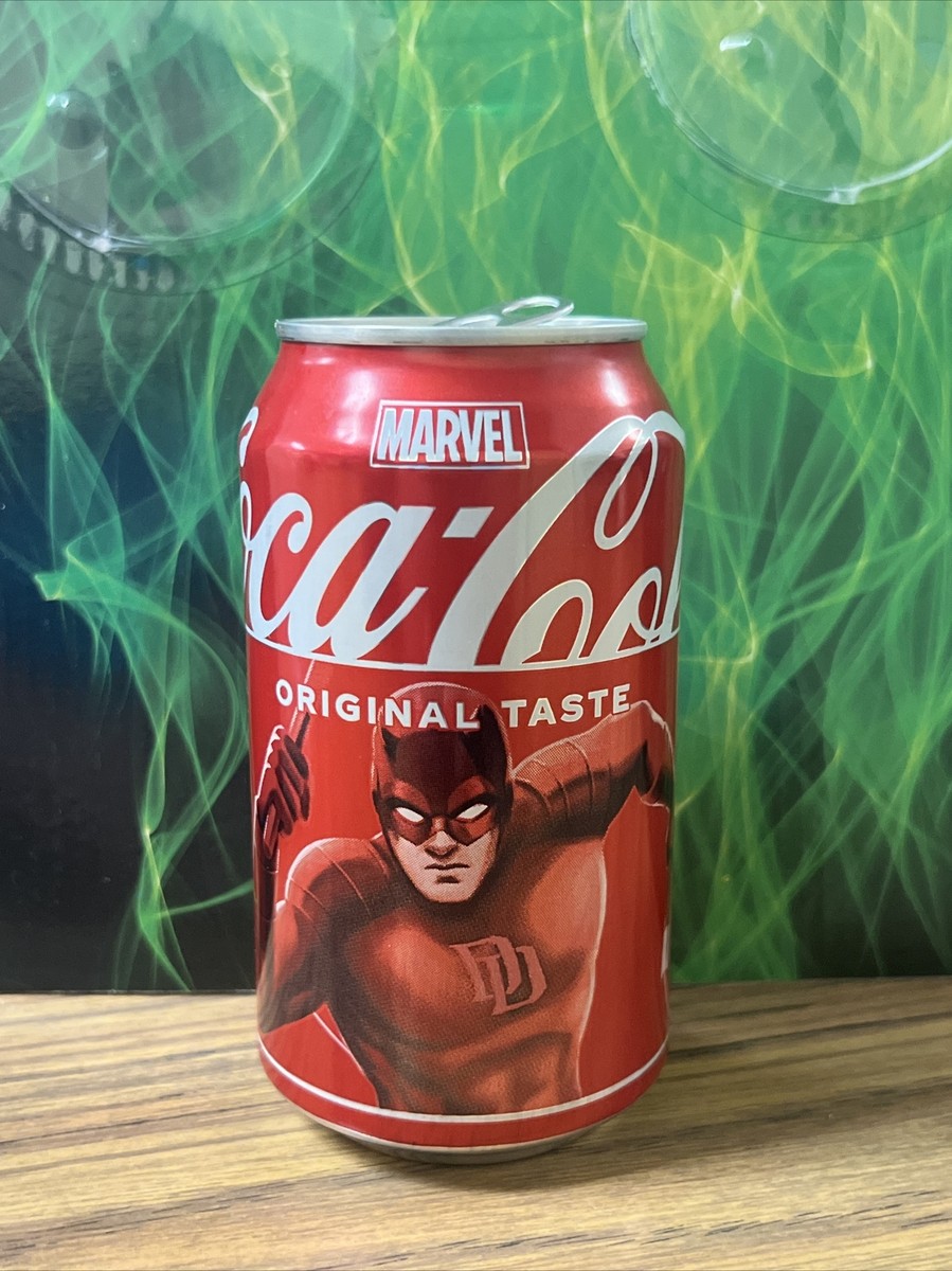ORIGINAL NEW COKE - COCA COLA CAN 2024 Marvel EDITION Dare Devil
