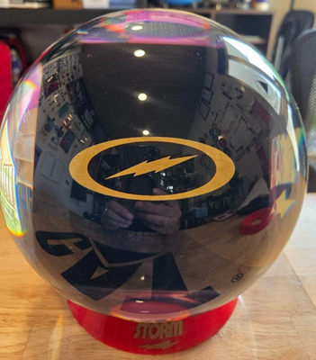 Storm Clear Black Gold Belmo Bowling Ball 15lbs Jason Belmonte