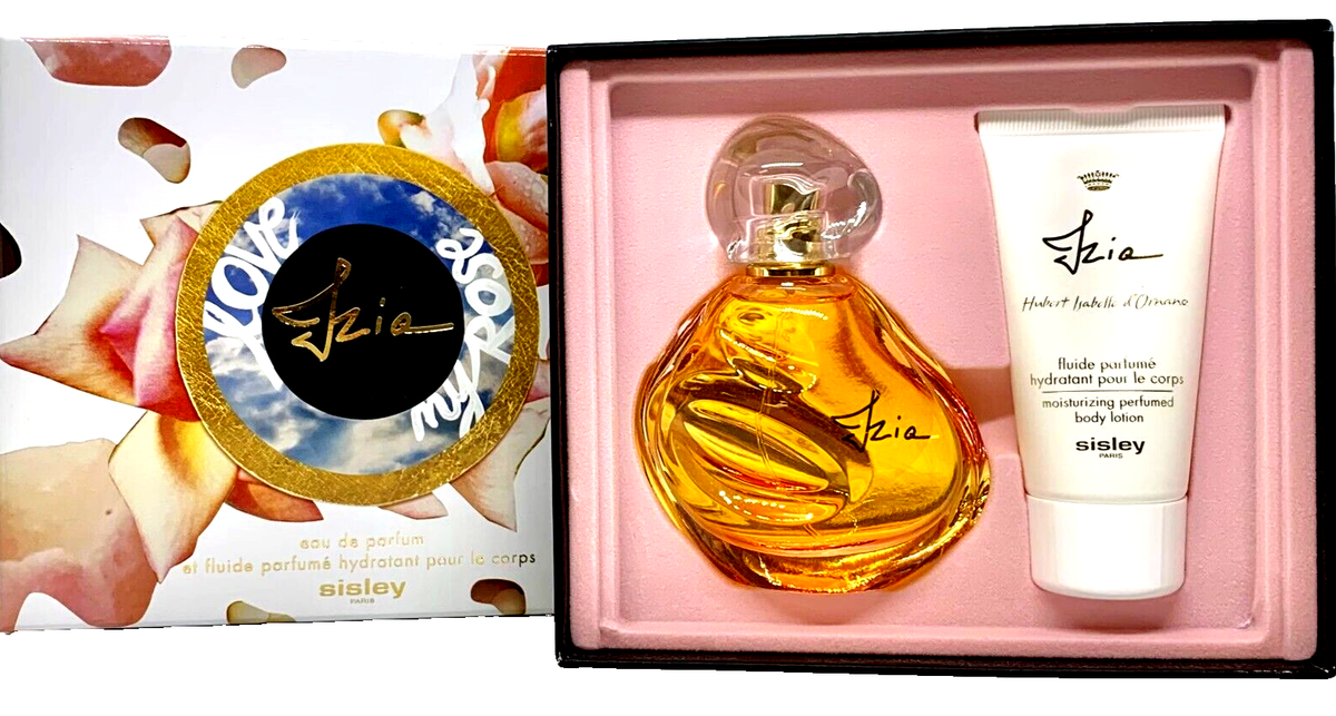 SISLEY IZIA 2 PIECES GIFT SET FOR WOMEN EDP 1.6 Oz, BODY LOTION