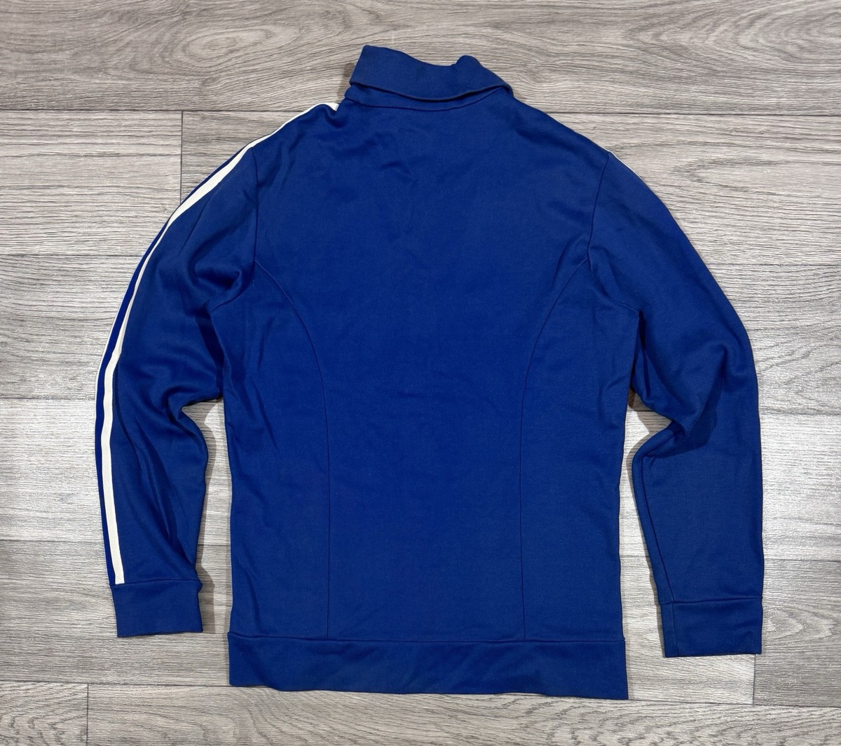 Adidas 1980s Vintage Mens Track Jacket Navy Blue Size 6 Medium | eBay