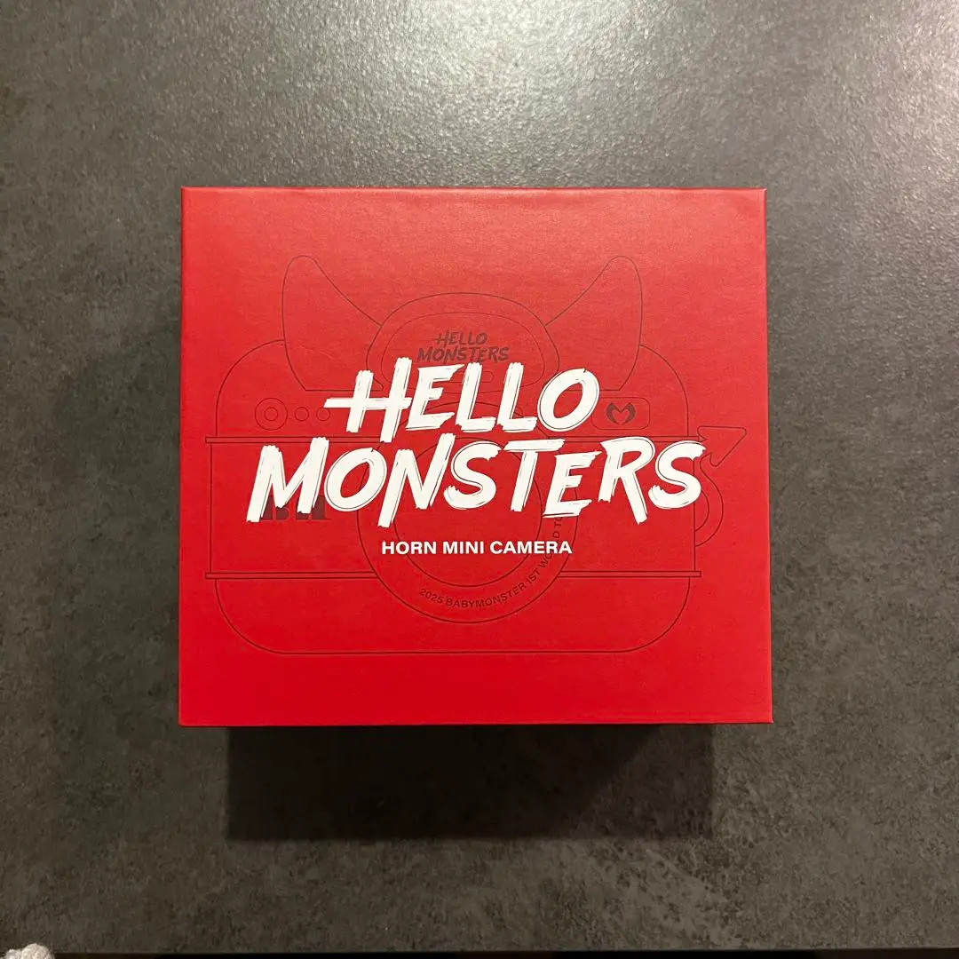 BABYMONSTER HELLO MONSTERS Official MD HORN MINI CAMERA SEOUL TOUR