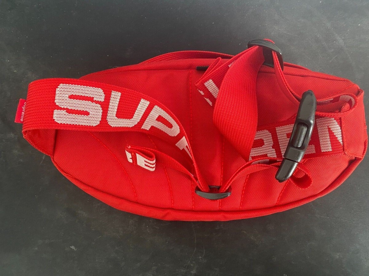 SUPREME SS18 Waist Bag Red | eBay