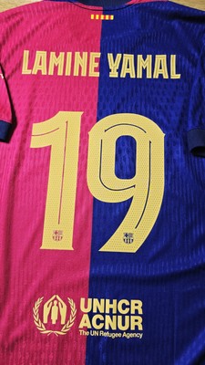 2025 NIKE AUTHENTIC FC BARCELONA #19 LAMINE YAMAL MATCH JERSEY DRI