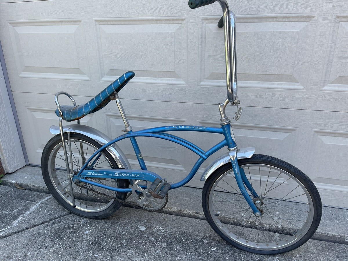 1971 Schwinn Stingray Blue Deluxe Muscle Bike Sting Ray Banana