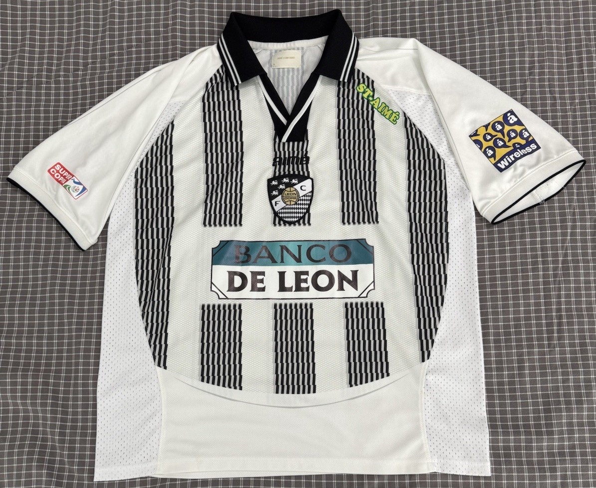 RARE AIME LEON DORE ALD SOCCER JERSEY SZ M WHITE SS24 | eBay